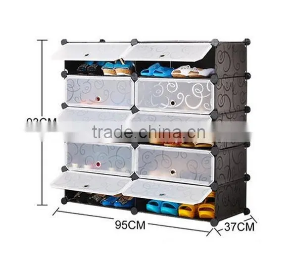 Plastic Shoe Storage Shelves Diy Shoe Racks photo-2