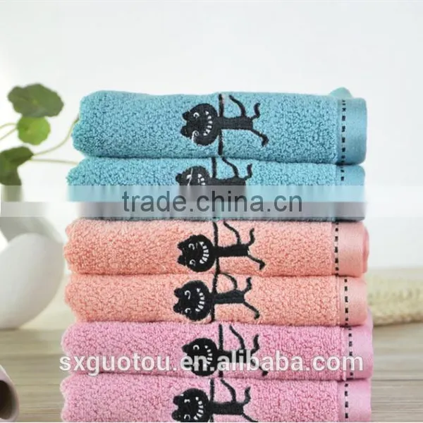 Cartoon Cat Bamboo Fiber Towel photo-4