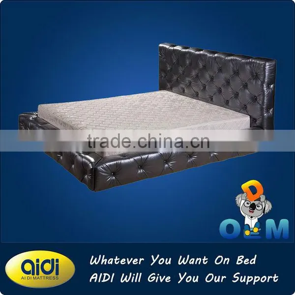 Learther Bed,Bedroom Furniture Leather Bed,Classic Leather Bed