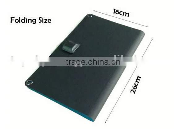 Leather Case Photovoltaic Solar Charger USB 2.0 Output for Smartphone photo-4