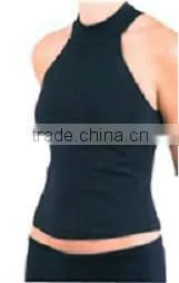 High Neck Band Yoga Top