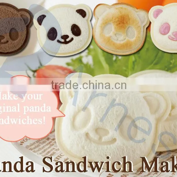 Kitchen Tools Kitchen Stationary Japan Cookies Cooking Cutter Bento Lunch Box Children Gift Equipments Panda Sandwich Maker Box