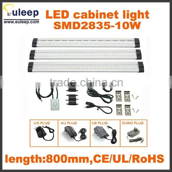EULEEP Warm White Aluminum Slim Led Cabinet Light,12-Inch,4w,wall Mounted Installation Use for Drawers and Kitchen photo-2