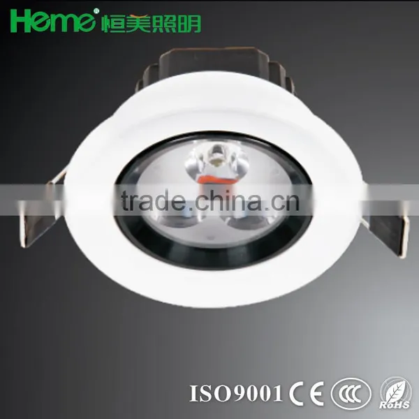 Silver LED Lux Round 5W 7W 9W SMD Ceiling Recessed Mount Down Light Fixture photo-2