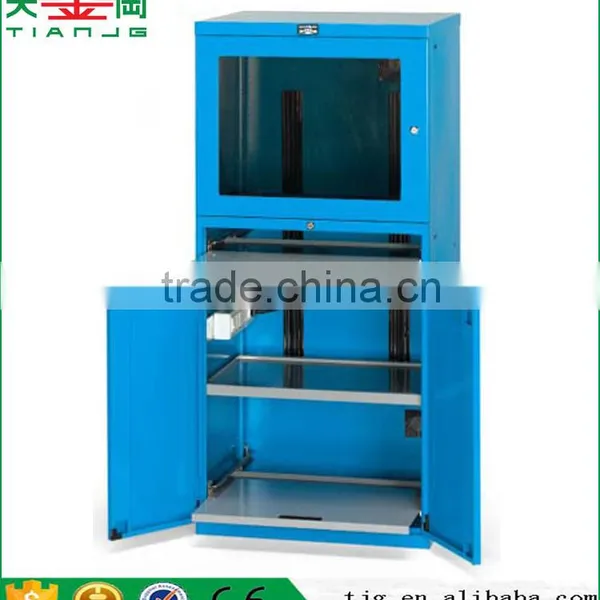 China TJG Good Designs Fireproof Safe Key Lock Cabinet Computer Network Cabinet photo-4