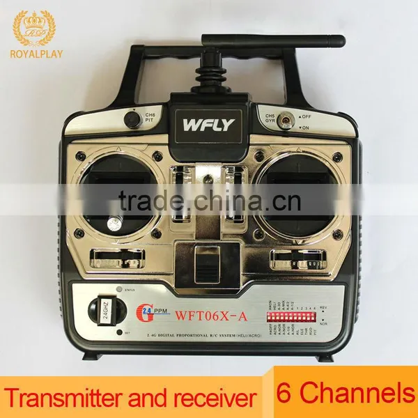 Promotion! WFLY WFT06X-A 2.4GHz 6 Channels Radio Control Transmitter for RC Model Quadcopter Drone