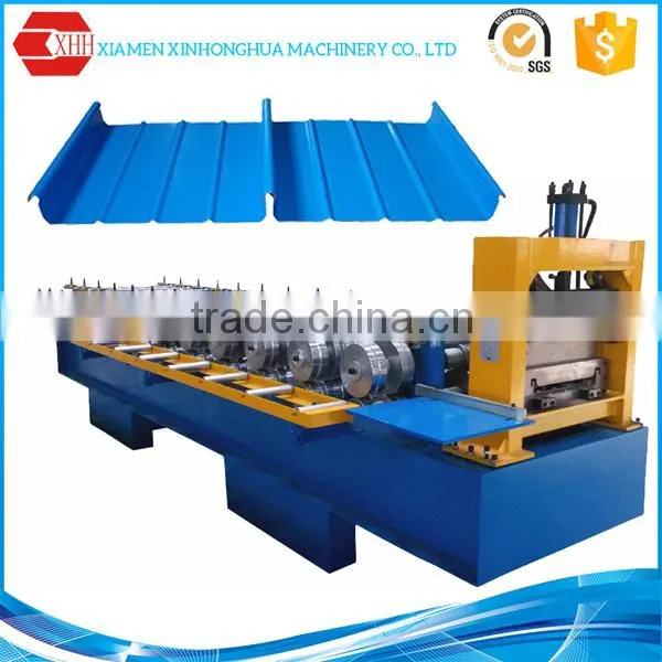 Metal Standing Seam Bemo Roof Panel Roll Forming Machine for Sale photo-2