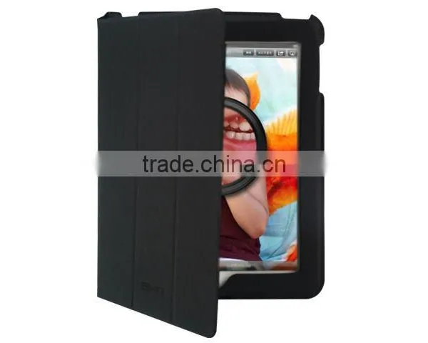 BLACK PREMIUM WALLET CASE FOR APPLE IPAD 2 IPAD 3 IPAD CASES