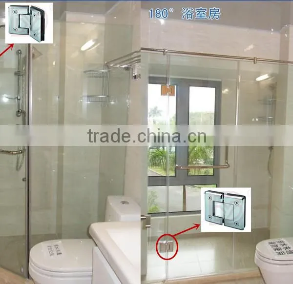 Zinc Alloy Stainless Steel Shower Door Hinges photo-4