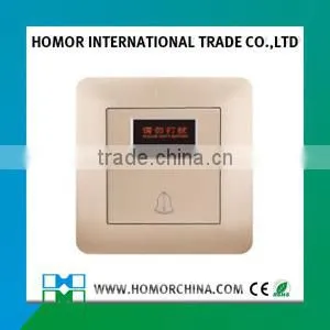 Aluminum Brush Round Deep Outlet Switch photo-3