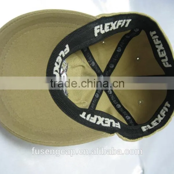 2016 Cheap Promotional Cotton Twill Custom Made Fitted Flexfit Baseball Cap Manufacturer photo-2