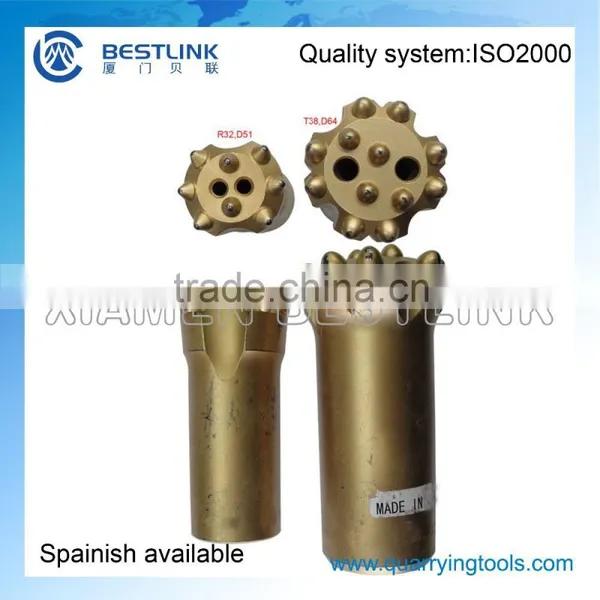 32mm and 34mm Tungsten Carbide Taper Drill Button Bit for Stone Quarrying photo-5
