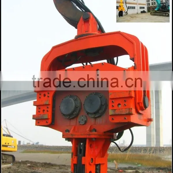 MAXWAY Hydraulic High Frequency Vibratory Pile Driving Machine, Pile Drawer Machine , H Steel Sheet Pile Machine , Model: DZJ250 photo-5