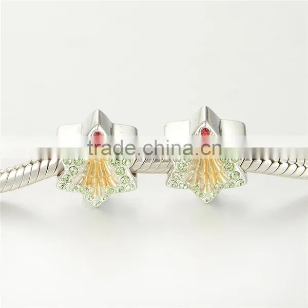 European Beads Gold Christmas Tree Diy Silver Charm For Bracelets photo-5