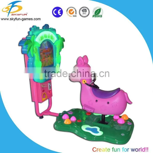 China Direct Supplier Kids Coin Operated Game Machine Kiddie Ride With Video Games Electronic Game Machine photo-3