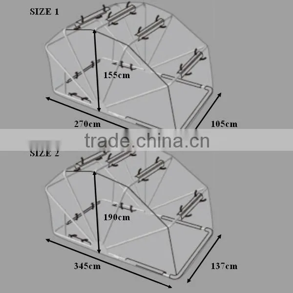 Outdoor Bike Bicycle Motorcycle Scooter Packing Shelter Motorcycle Carport photo-4