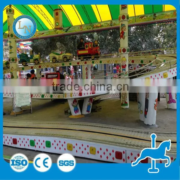 Discount! Outdoor Amusement 20 Seats Electric Mini Shuttle Track Train for Kids photo-6