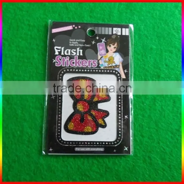 Glitter Sticker on the Pencil Colorful Dazzling photo-6