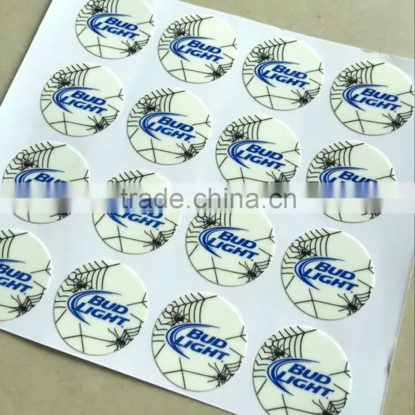 Blue Round Glow in the Dark Stickers photo-2