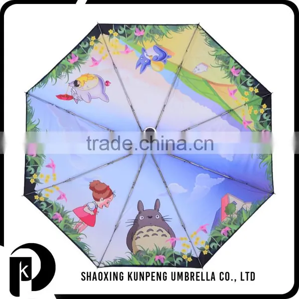 Adults Fashion Semi-automatic Light Umbrella