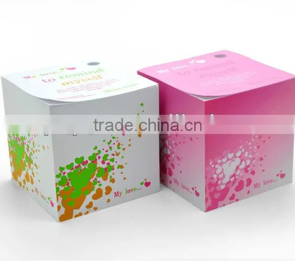 Blank Note Cubes,paper Block Note Cube Memo Cube photo-2