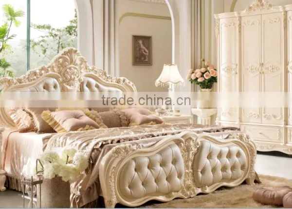 White Luxury Antique Customized Oak Solid Wood Luxury Wardrobe for Sale photo-6
