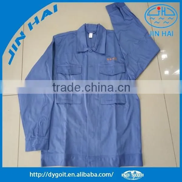 Wholesale 100% Cotton Long Sleeve Factory Uniforms Protective Workwear photo-2