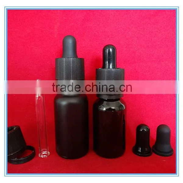 Vaporizer Glass Bottles 30ml Dropper Bottle Glass Black photo-4