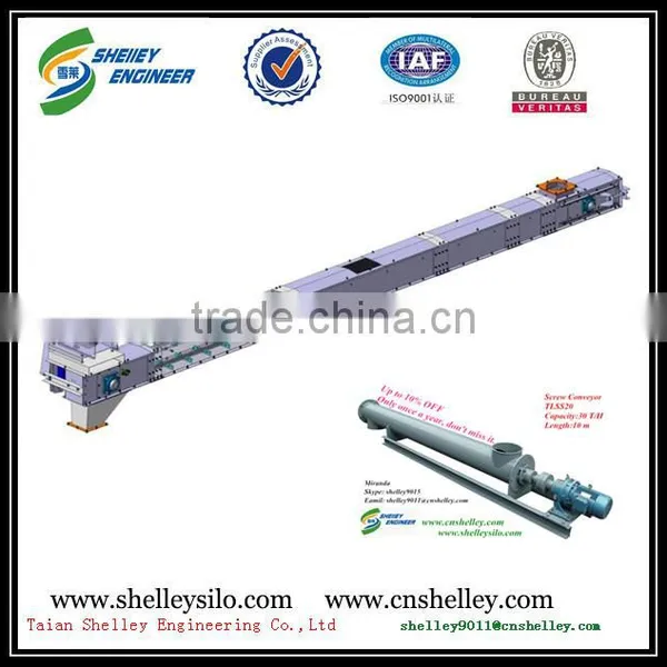 10t/h Maize Wheat Screw Conveyor Auger photo-3