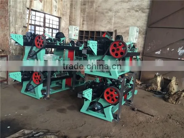Made in China Positive and Negative Twisted Double Strands Wire Barbed Wire Fencing Making Machines Anping Factory photo-4