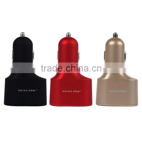 for Iphone 6 6s,Samsung,LG,Blackberry Use Travel Charger,3 Port USB Quick Charge 2.0 Car Charger,black/gold/red photo-4