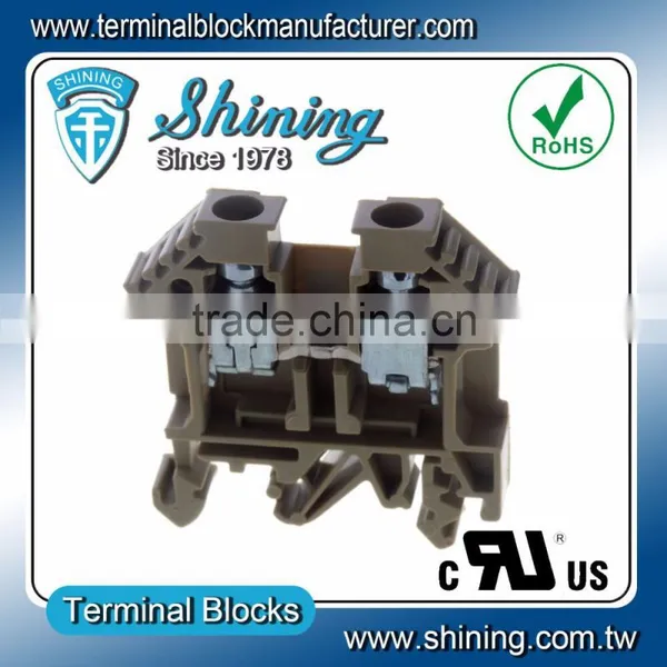 TF-10 Euro Type 600V 53A Screw Clamp 10mm Din Wire Connector photo-3