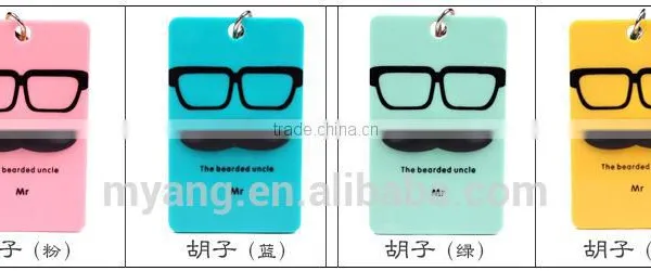 BPA Free Lovely Cartoon Silicon Card / ID Holder Luggage Tag Bank / Bus / Credit Card Cover photo-4