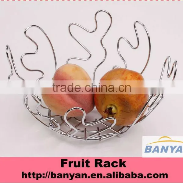 Good Quality Home Stainless Steel Fruit Basket, Metal Wire Fruit Basket photo-5