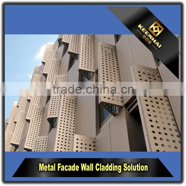 Decorative Aluminum Laser Cut Outdoor Metal Screen for Wall Cladding photo-4