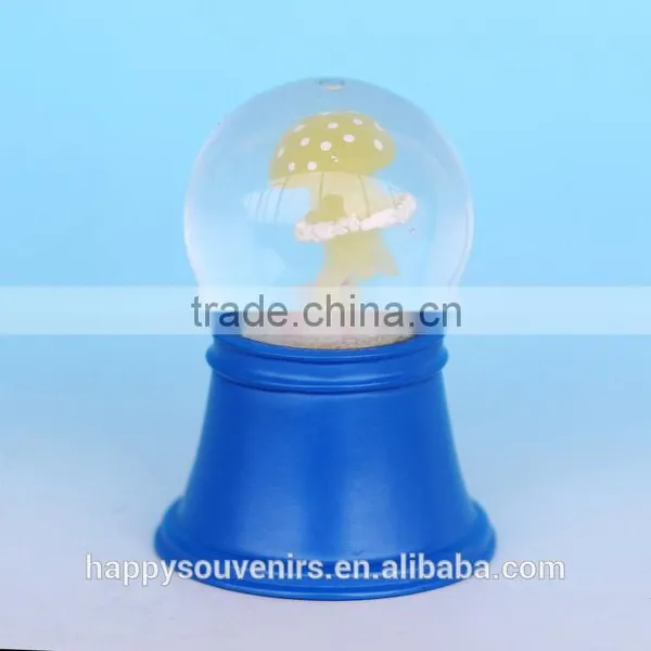 Mushroom Glass Snow Globe photo-3