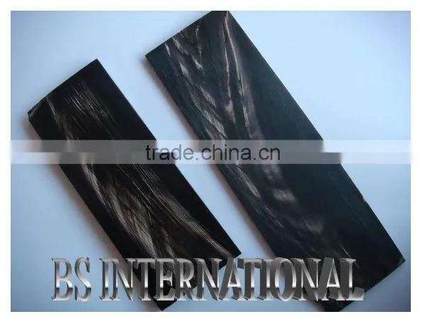 Natural Horn Black & White Streak Plates photo-3