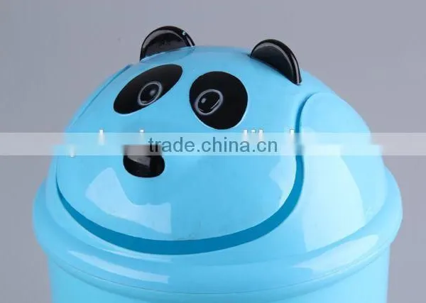 Panda Design Plastic Trash Can/Rubbish Bin Household Garbage Can photo-2