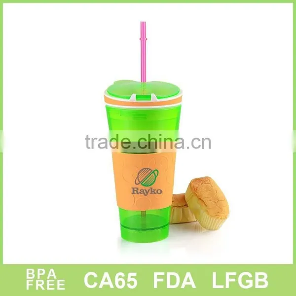 2017 New Design Color AS Plastic Snack Water Juice Mug photo-4