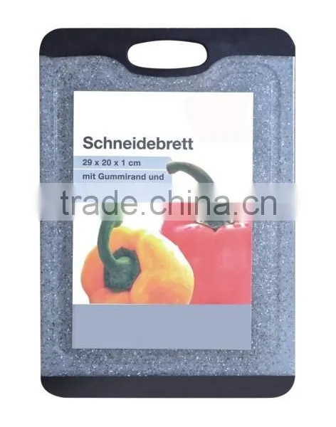 Useful Rectangle Plastic Cutting Board With Handle photo-2