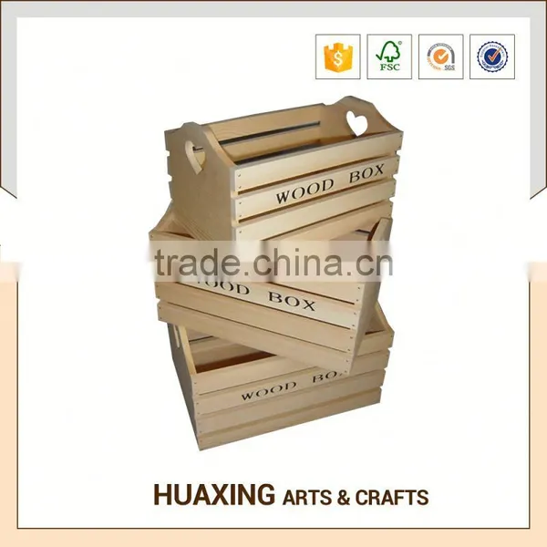 Fashion Natural Small Wooden Wooden Storage Basket for Gift photo-5