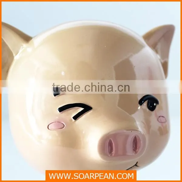 Customozed Fiberglass Vivid Cute Pig Cartoon Statue photo-5