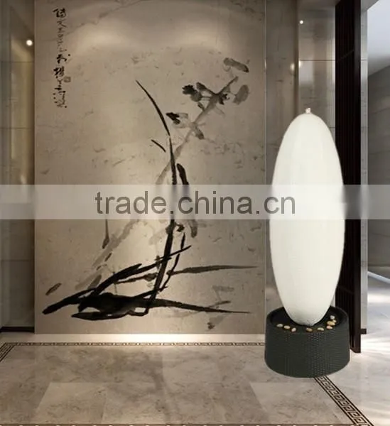 Oval Shape Led Fiber Glass Water Fountain photo-2
