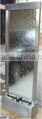 Decorative Metal Room Divider Transparent Glass photo-5