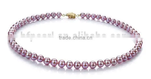Lavender 6-6.5mm AAA Quality Freshwater Pearl Jewelry photo-2