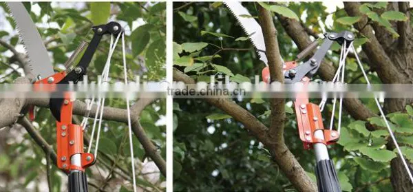 Extendable Pole Long Tree Saw With Shear Tool and Rope photo-2