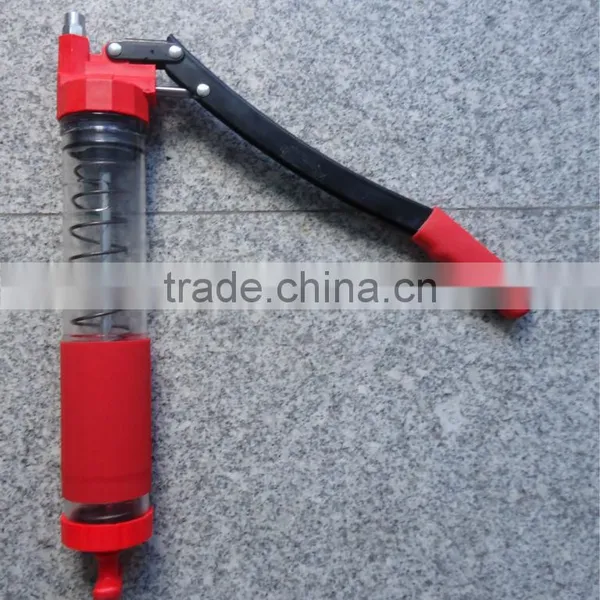 Top Grade Transparent Body Hand Operated Grease Gun photo-4