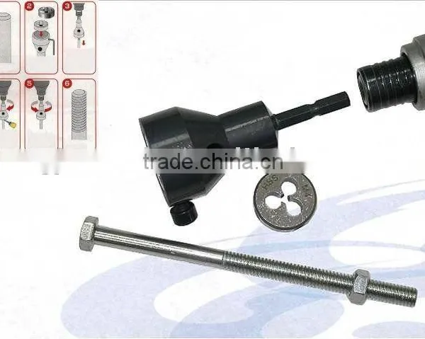 6.35mm Adjustable M2-M10 Carbon Steel Body Die Holder Wrench Set for Power Tools