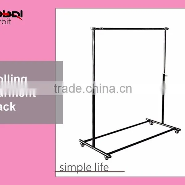 New Product Collapsible Clothing Display Folding Garment Hanging Rack photo-5