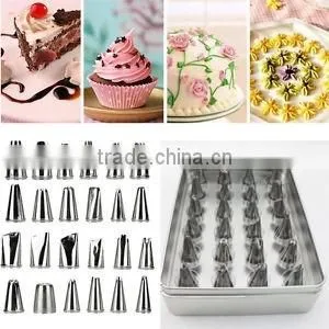 24pcs/set 430 S/s Different Shape Cake Decorating Tips photo-6